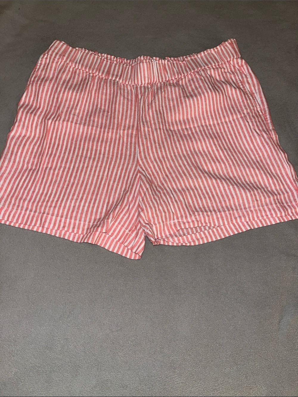 Liz Claiborne Pink and White Striped Women's Shorts